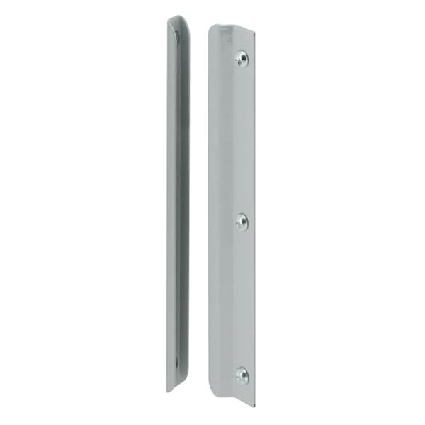 Prime-Line Steel Latch Shield for Swing-In Doors, 6 Inch, Gray (Single Pack) U 9511 - main